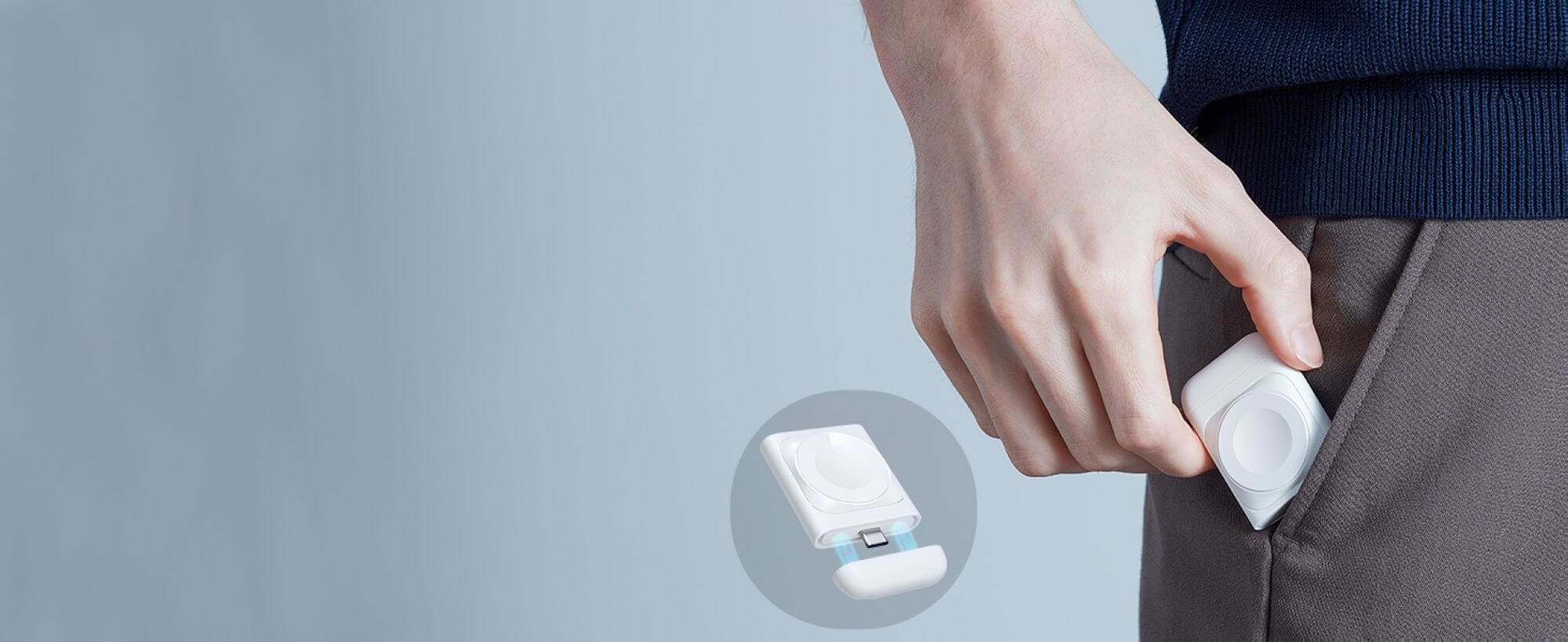 ESR HaloLock 3 in 1 Wireless Charging Set /Watch mit Netzteil - Weiss